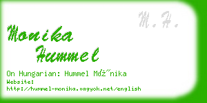 monika hummel business card